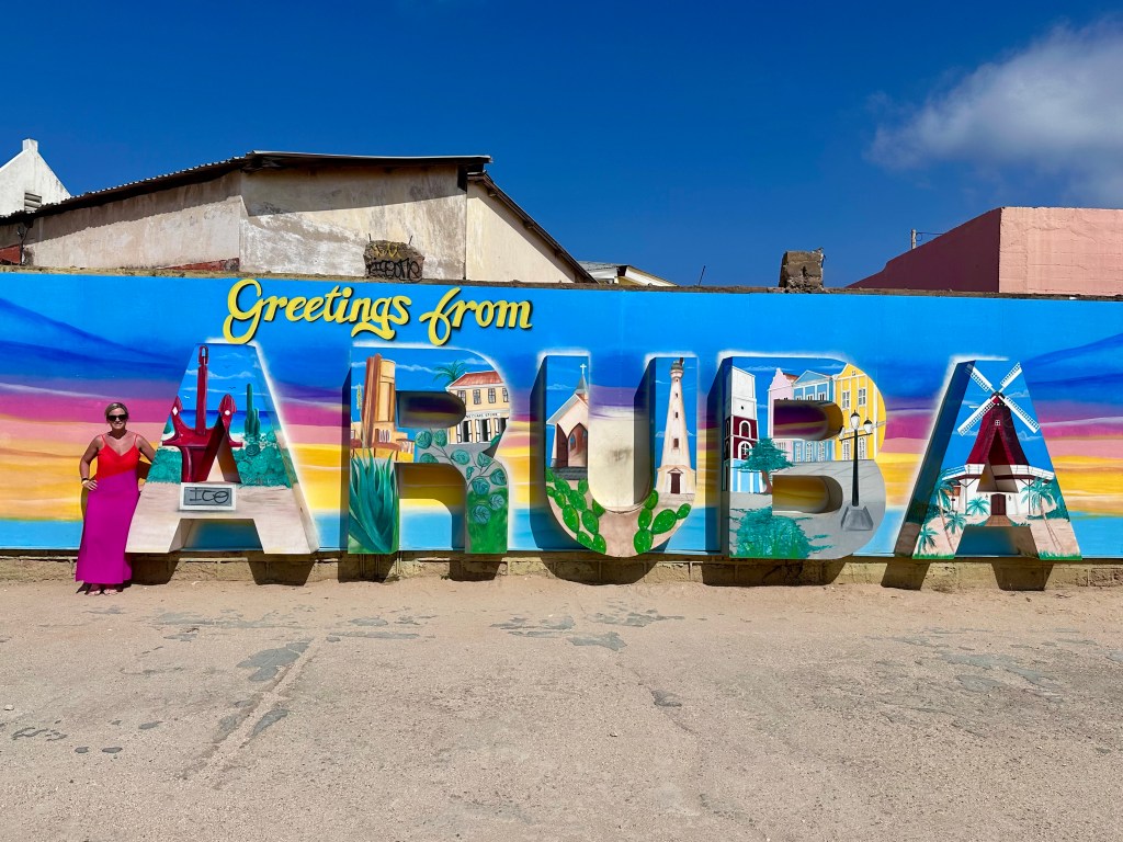 Aruba sign, San Nicolas, Street Art, Aruba