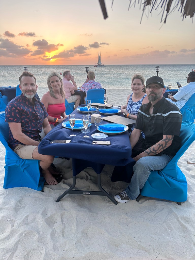 Passions on the Beach, Aruba, Eagle Beach, Sunset